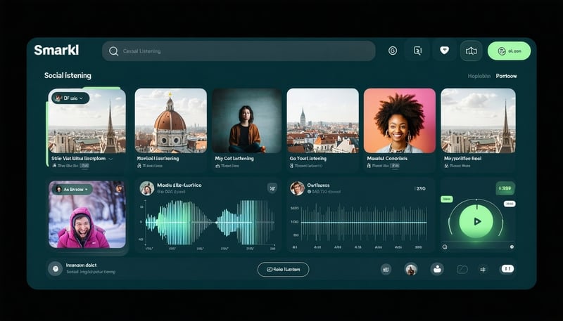 Smarkl's innovative social listening platform Smarkl's innovative social listening platform